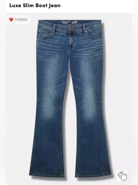 Torrid Luxe Slim Boot Cut Jeans